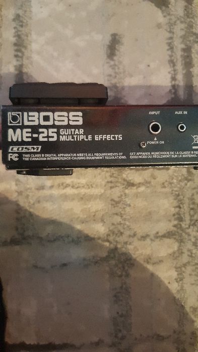 Boss me-25 gitara protsessori hamma joyi ishleydi