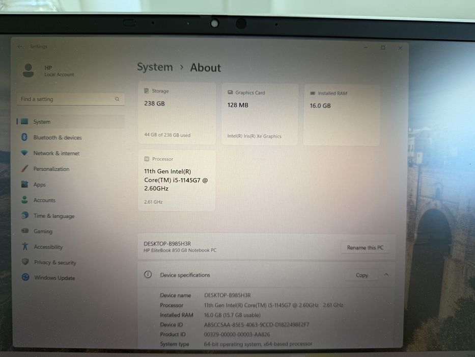 Vand laptop HP EliteBook L850-GL