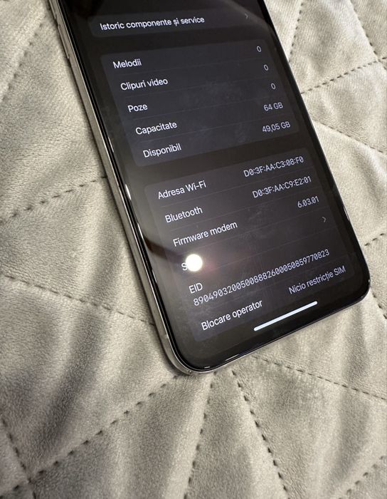 IPHONE 11 PRO MAX ireprosabil silver 87% baterie 64gb