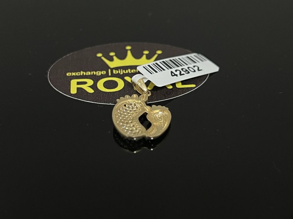 Bijuteria Royal CB : Pandant aur nou 14k 1,65gr