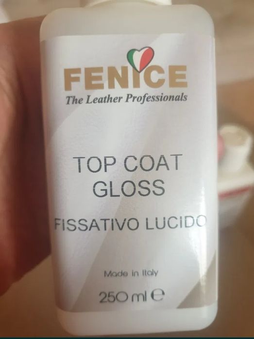 Високачествена италианска боя за кожа черен мат и други налични