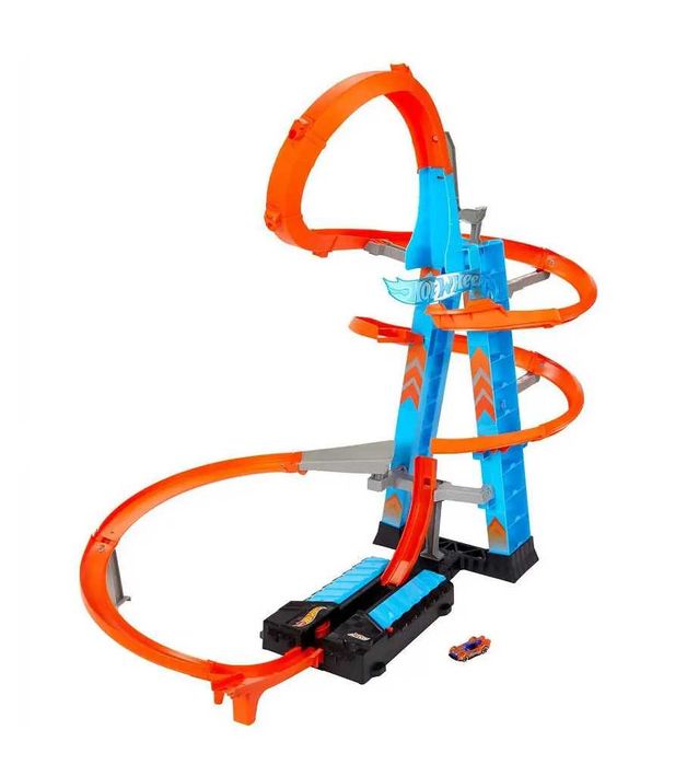 Hot Wheels/Хот вилс Экшн Автотрек Небесное столкновение с хранилищем
