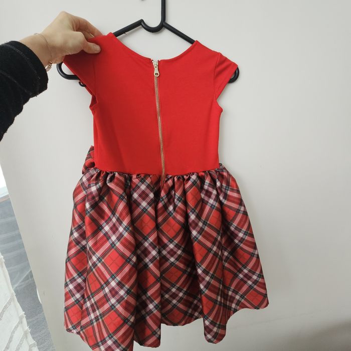 Rochie roșie fete 122/128