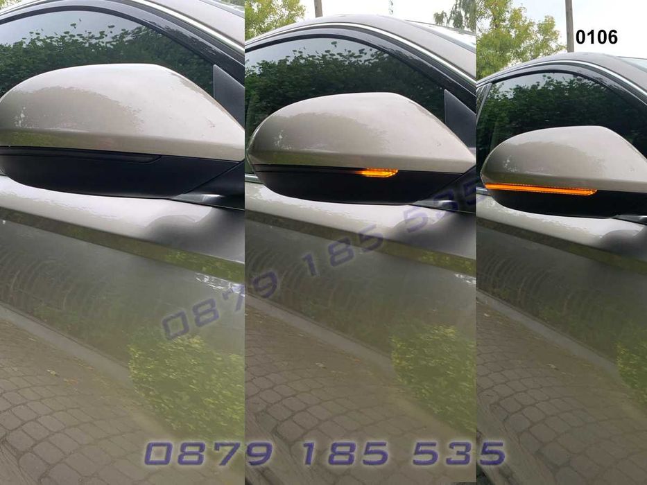 Динамични бягащи мигачи огледала Audi A6 C7 S6 ауди а6 ц7