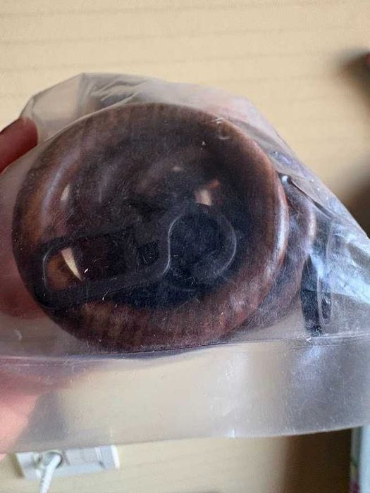 Дървени халки за корниз „Генковски“ – 2 пакета × 10 бр. | Ф28 | Череша
