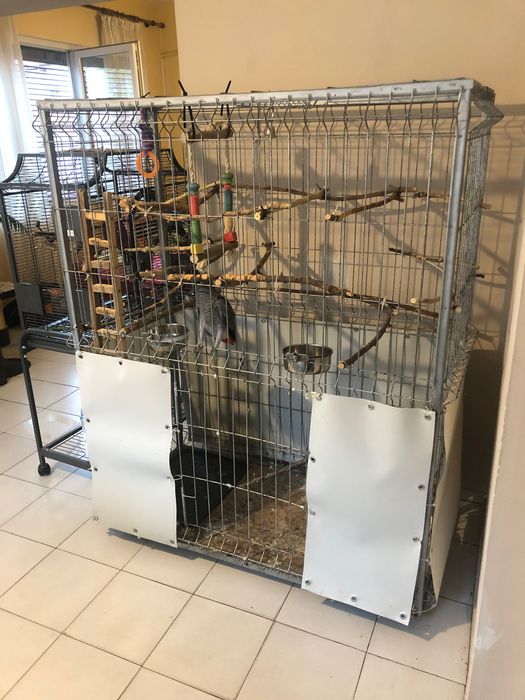 Голяма метална клетка за папагали/ара,какаду