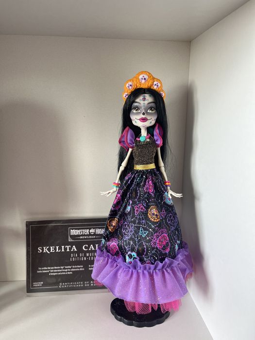 кукла Monster high Скелита день мертвых 2023/Skelita dia de muertos