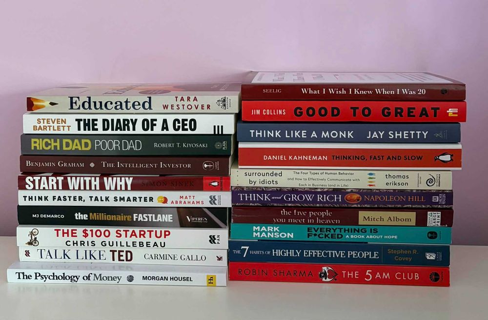 Книги за личнистно развитите на английски език!