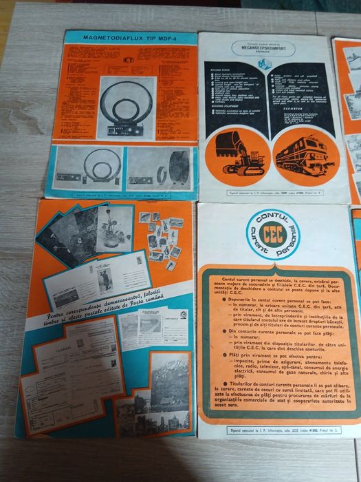 Filatelia colecție de 8 reviste rare