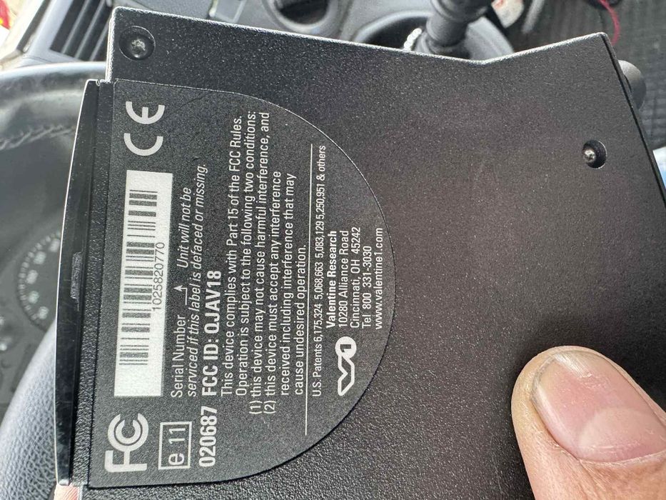 Antiradare Valentino  ,genevo