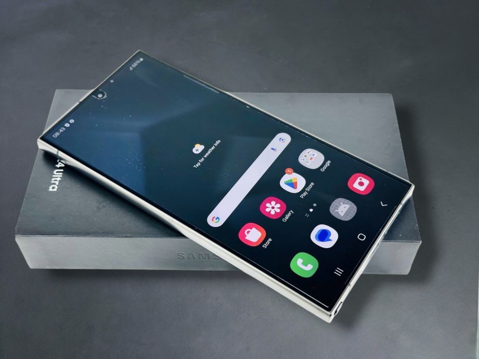 Samsung Galaxy S24 Ultra 5G 256GB 12RAM Black Перфектен! Гаранция!