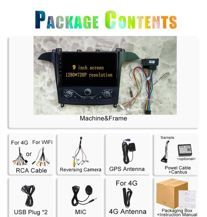 Navigatie Android dedicata pt FORD S-MAX (2006-2015)