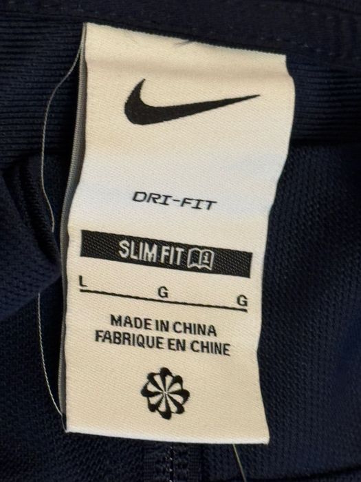 Nike анцунг Футболен спортен слим екип Academy черен и син оригинален