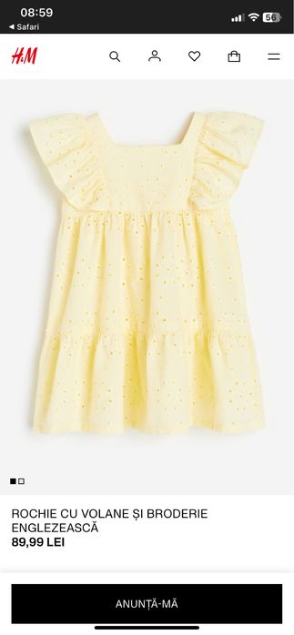 Rochita hm cu eticheta 68-74