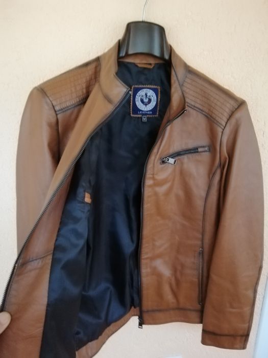 Geaca piele bărbati Golf Club M