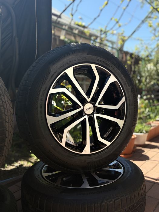 SET 4 JANTE DEZENT R17 + Anvelope Iarna Continental 215 / 65 / R17 TS 850 P