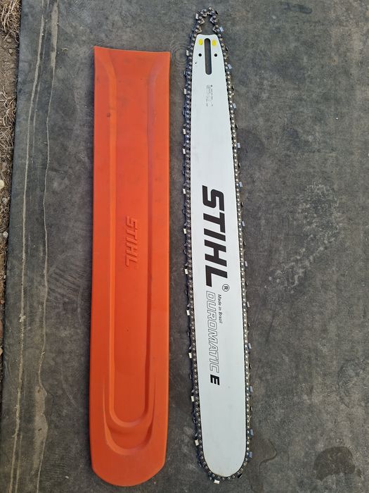 Lamă  stihl duromatic 75 cm. 3/8 canal 1.6 de drujbă. Sina de ghidaj lame sthil