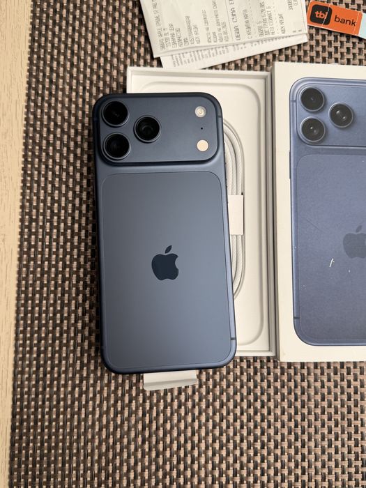 НОВ! 512Gb *ЛИЗИНГ* iPhone 17 Pro Max Deep Blue 24М ГАРАНЦИЯ Айфон