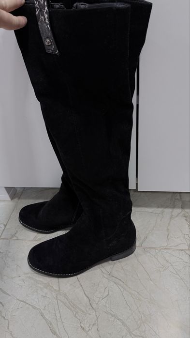 Велурени ботуши дамски