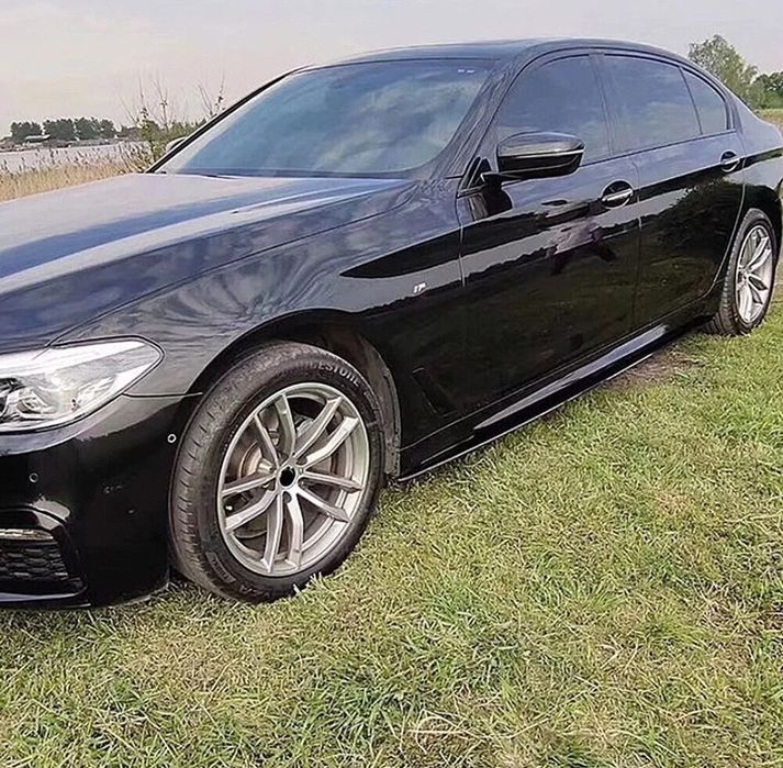Extensii praguri prelungire praguri BMW Seria 5 G30 negru lucios