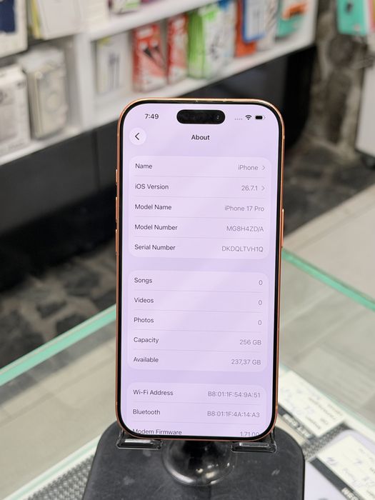 Apple iPhone 17 Pro 256GB Orange
