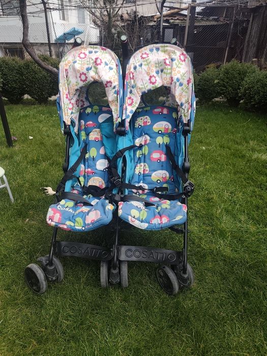 Детска лятна количка за близнаци Сosatto