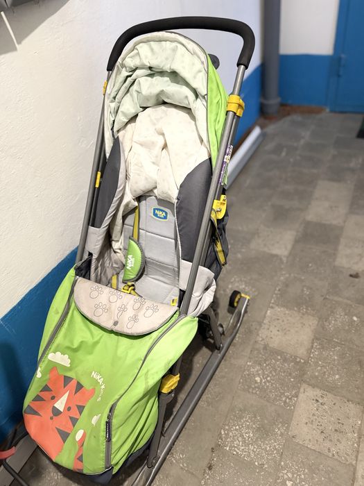 Санка на колесах