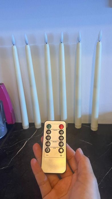 Набор из 6 Ти свечь