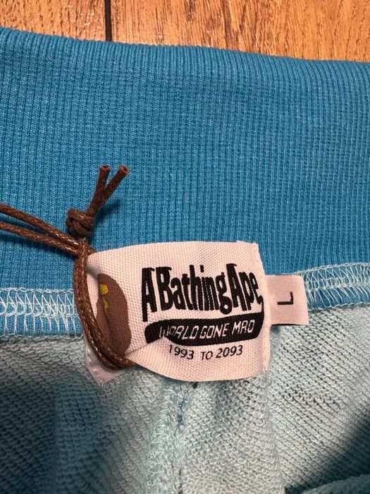 Bape Fire Camo Sky Blue Shorts