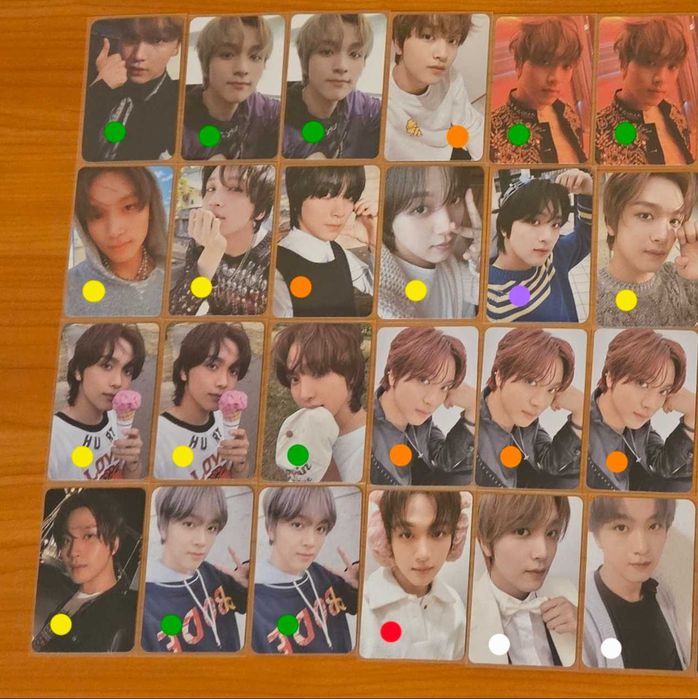 kpop photocards (nct, twice, red velvet)