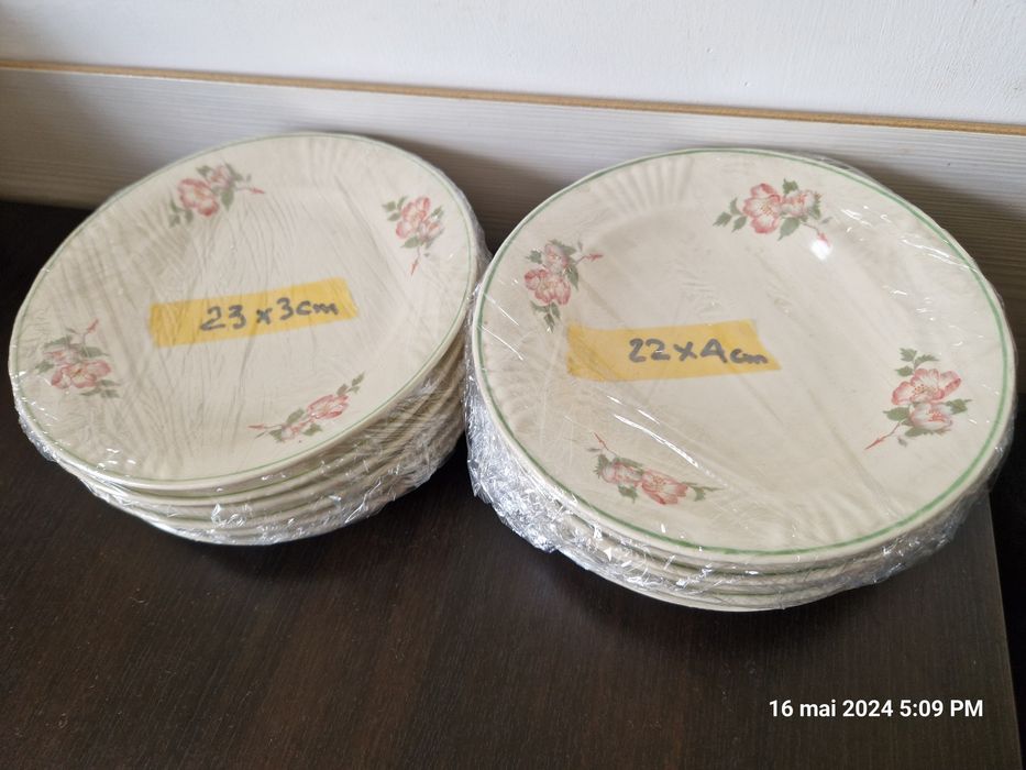 Platouri mari portelan,sticla,farfurii