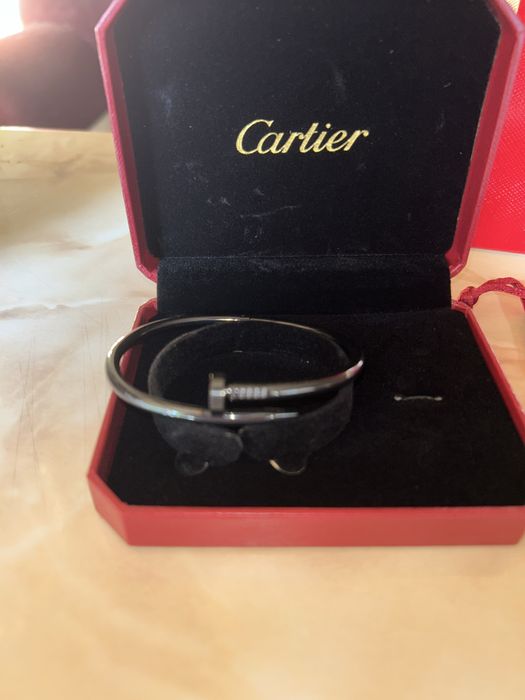 Bratara cartier nail black