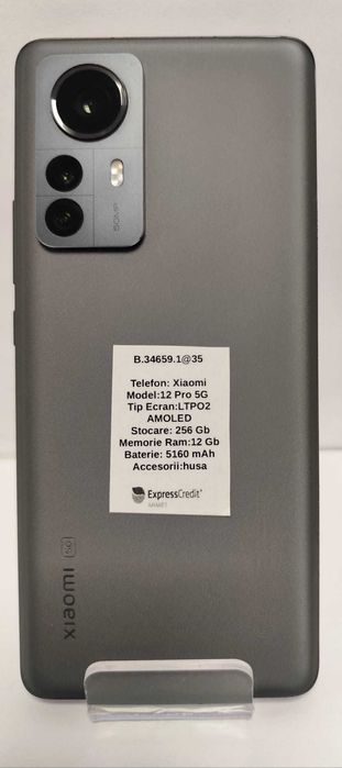 Telefon Xiaomi 12 Pro 5g (34659/35 AG 11 Piata Nicolina) 2 ani garantie!