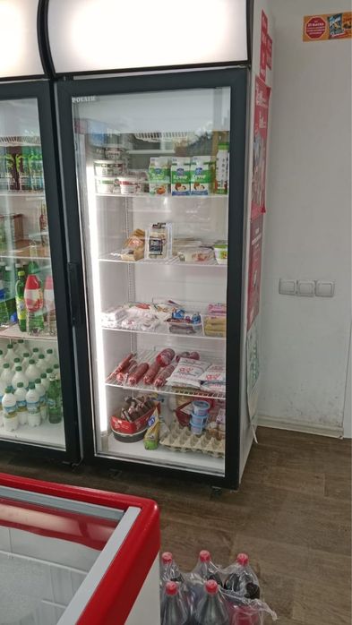 Витринный морозильник и холодильник