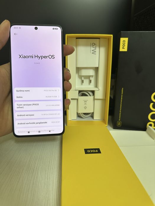 Poco x6 pro 12/512gb