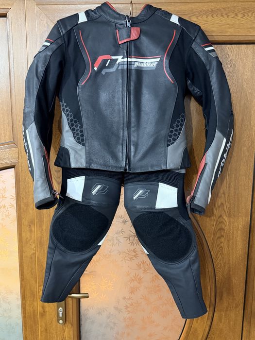 Combinezon Moto ProBiker Din 2 Piese Mărimea S/XXS Piele Naturală
