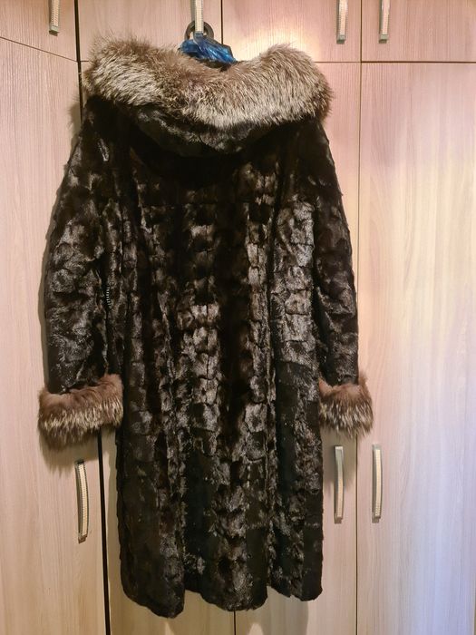 Шуба норка кусочками