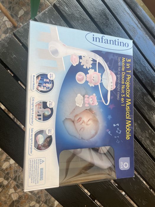 Carusel muzical pentru patut 3 in 1