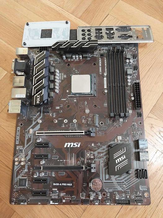 Ryzen 5 3600 + MSI B450-A Pro Max