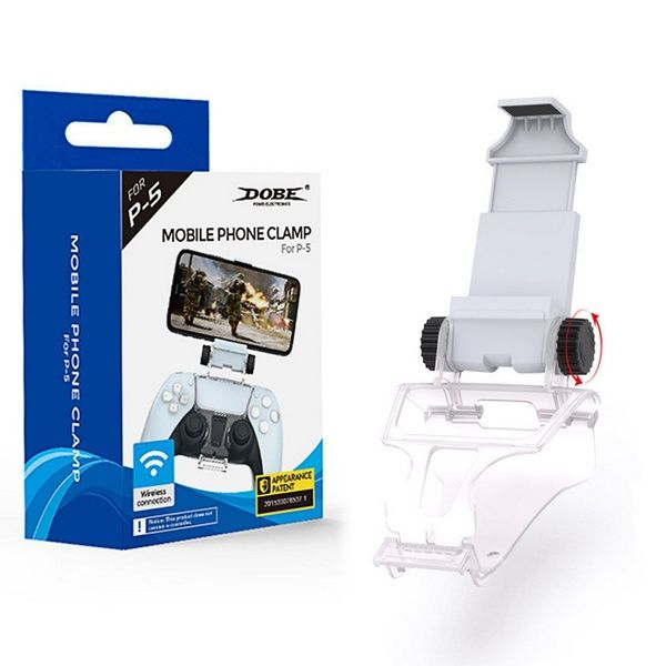 Стойка / Клипс за телефон за PS5 контролер (DualSense)