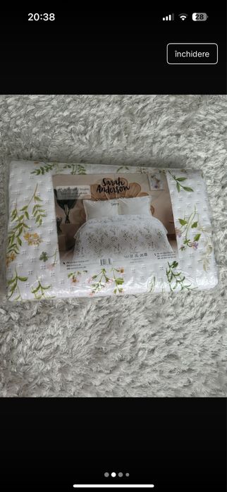 Cuvertura de pat gen pilota subtire