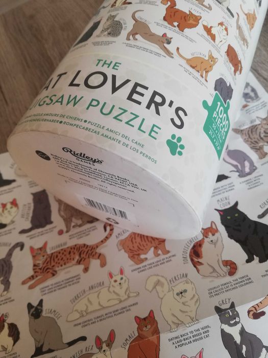 Cat Lover's Puzzle 1000 части - пъзел с породи котки