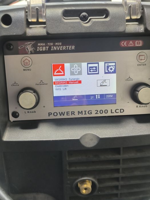 Aparat de sudura mig,argon cu sirma mig 200 LCD, profesional