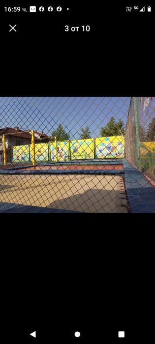 Атракцион трамплин батут ремарке