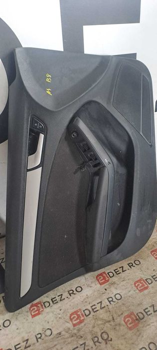 Tapiterii usi / Fete de usa pentru Audi A4 B8 , stanga fata , spate / dreapta fata , spate Masina cu volan pe stanga !