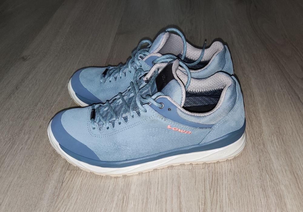 LOWA®Malta GTX LO W's Low Shoe Graphite Ice Blue, туристически обувки