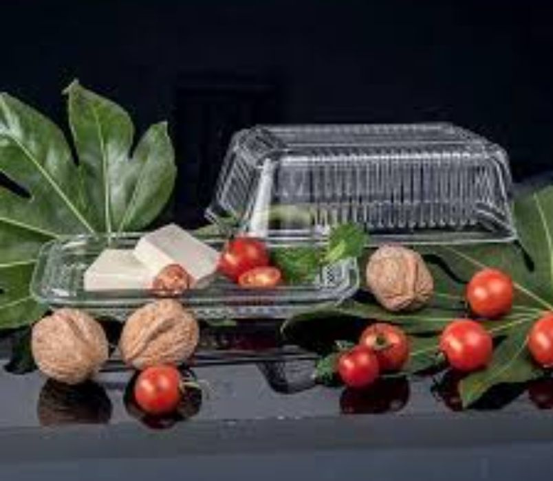 Стеклянная маслёнка, вместительная