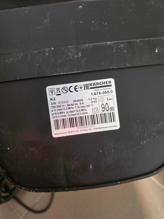 Aparat de spalat cu presiune K 3 FJ BB