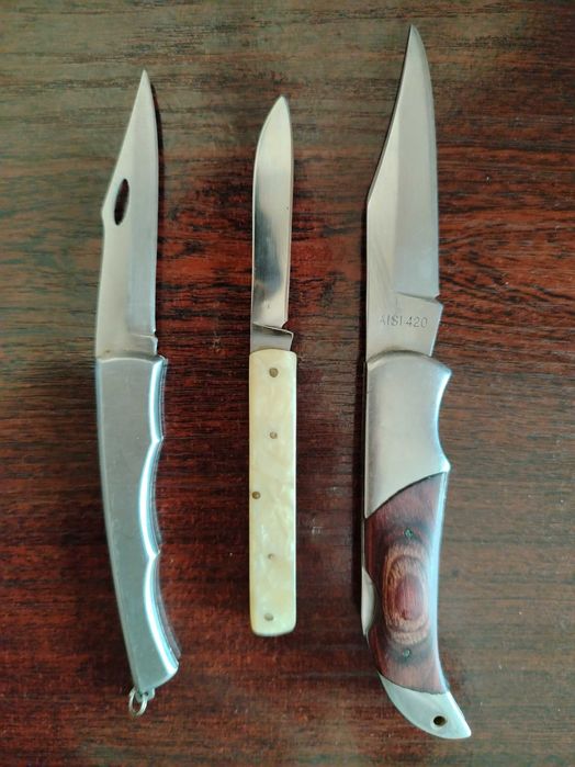 Много запазени ножове и ножки
