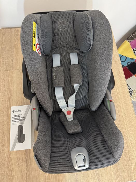 Scoică auto Cybex Platinum + adaptoare căruț/Garanție 2 ani